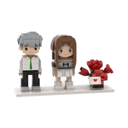 Duo Tinybrick with Roses