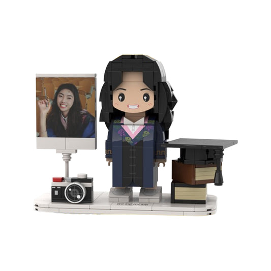 Solo Graduation Tinybrick with Polaroid