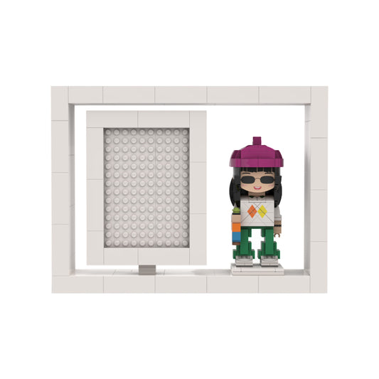 Solo Tinybrick Portrait with Frame