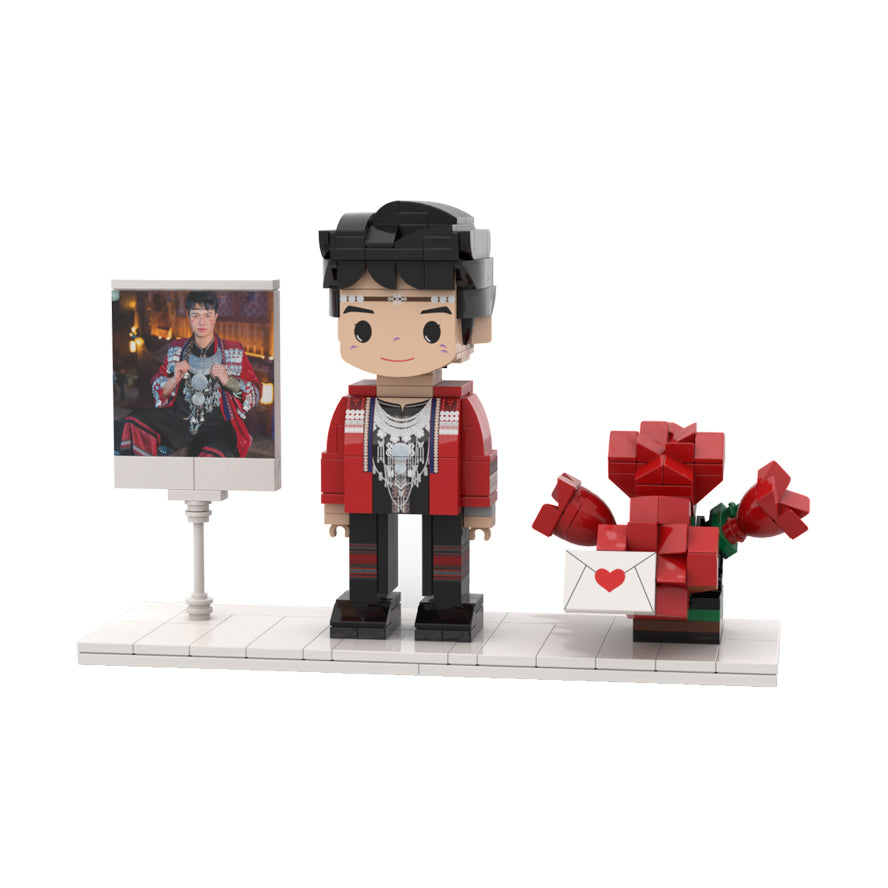 Solo Tinybrick Polaroid with Roses