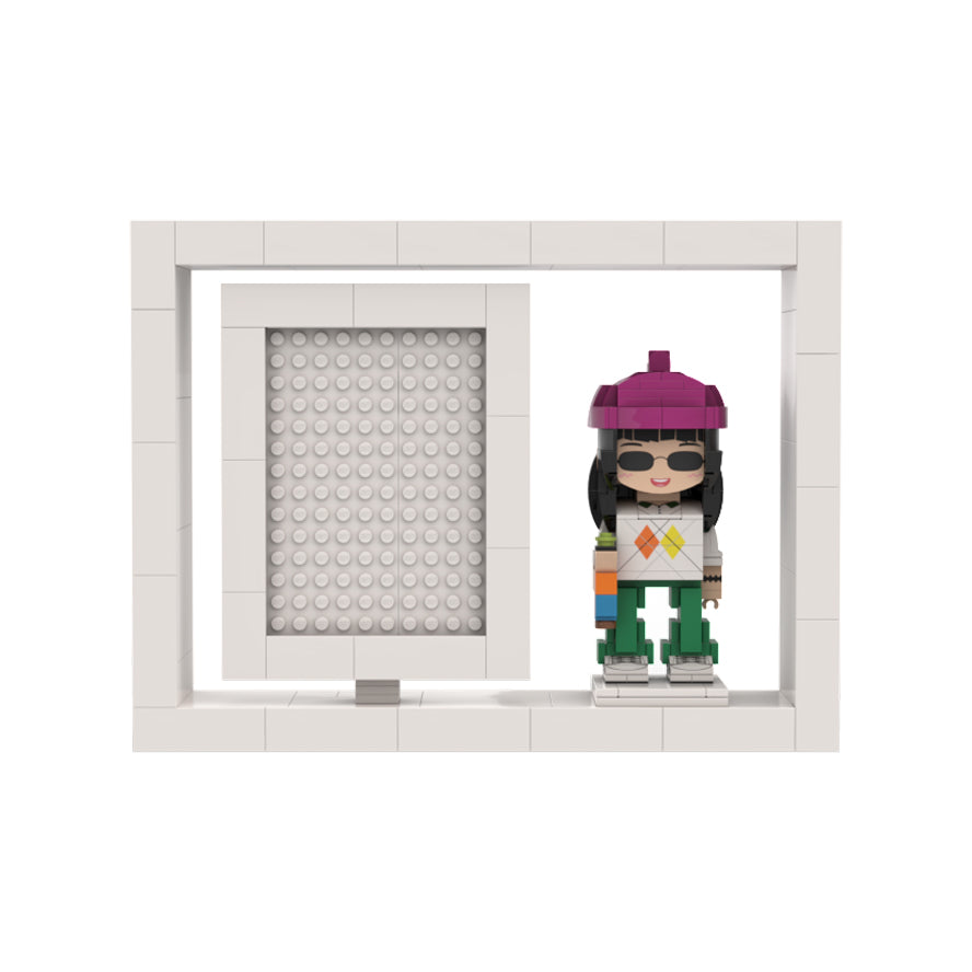 Solo Tinybrick Portrait with Frame